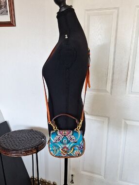 OrYany Embroidered Camera Crossbody Bag